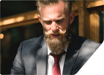 A Man with Heavy Beards