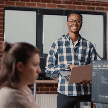 IT Person Smiling