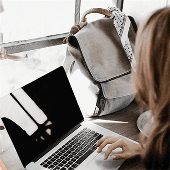 It Person Using Laptop