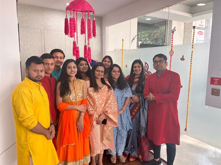 Diwali celebration at iValuePlus