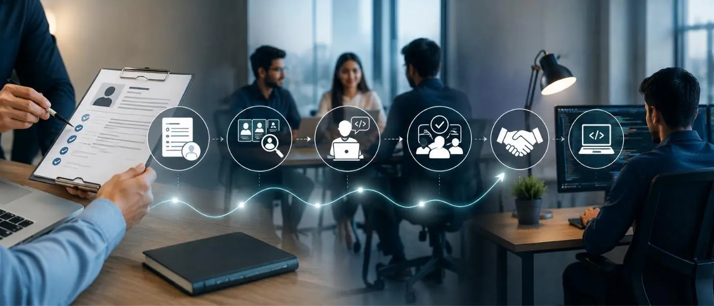 Offshore software development hiring model